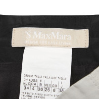 Max Mara rok in beige / zwart
