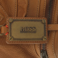 Boss Orange Lederen handtas in bruine