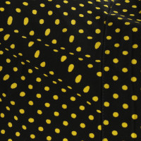 Prada Dotted dress in black / yellow