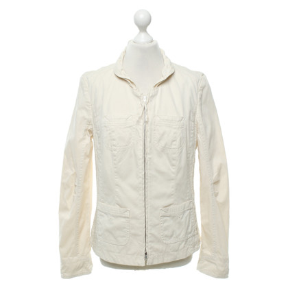 Marc Cain Jacket/Coat Cotton in Cream