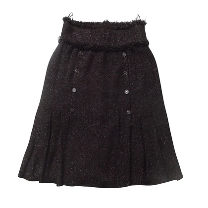 Chanel Skirt Viscose in Brown