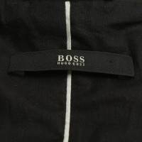 Hugo Boss Veste en cuir noir