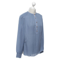 Isabel Marant Top Silk in Blue