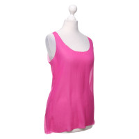 Schumacher Top in seta rosa