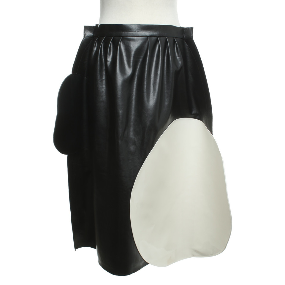 Comme Des Garçons rok in zwart / wit