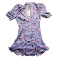 Love Shack Fancy Kleid aus Seide in Violett