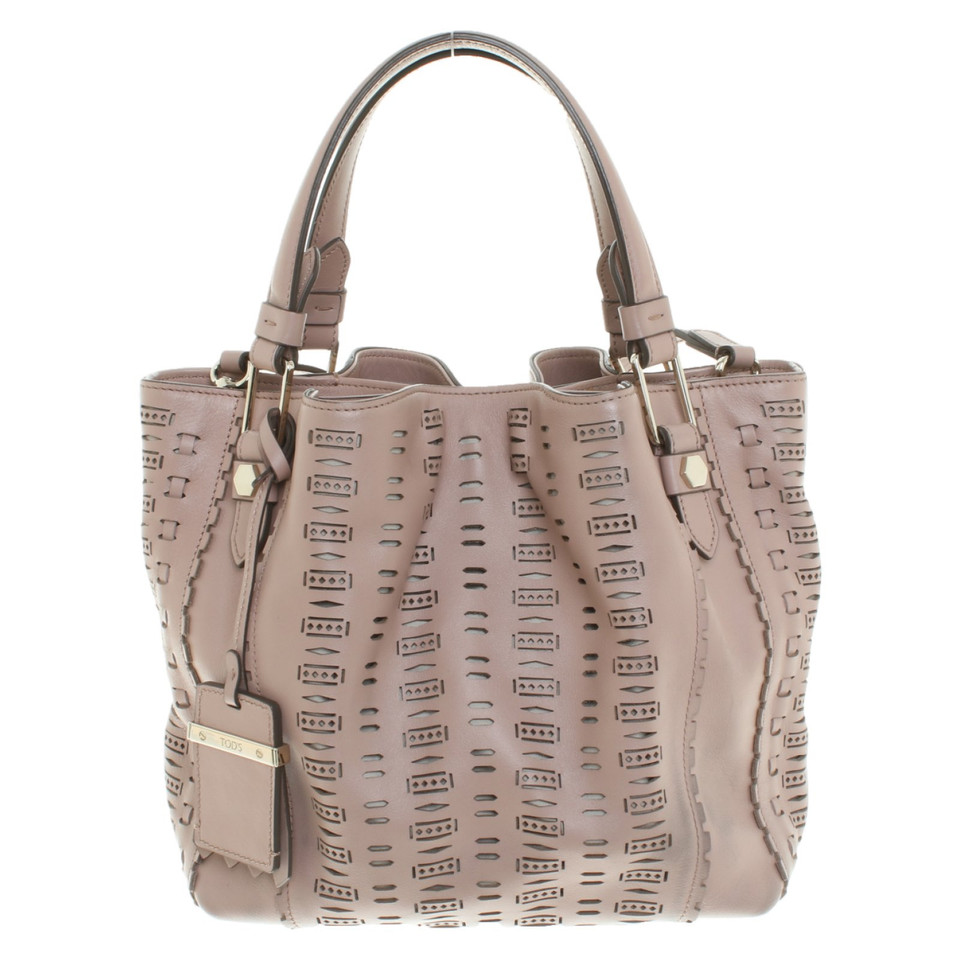 Tod's Handbag Leather in Nude