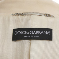 Dolce & Gabbana Cappotto in crema