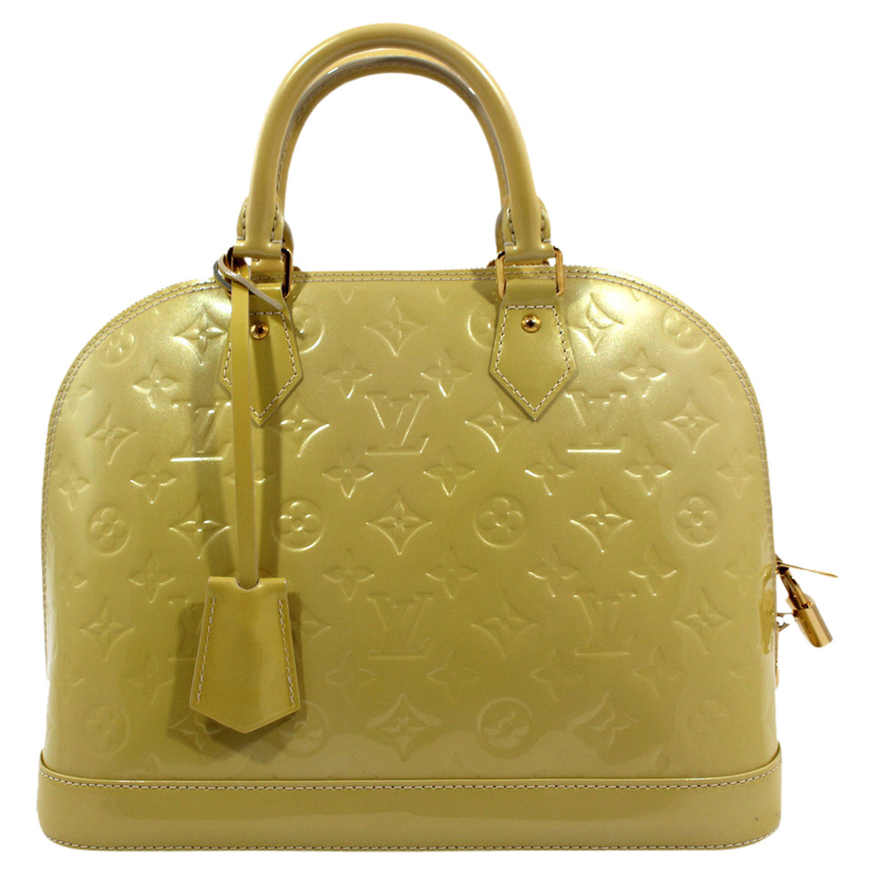 Louis Vuitton Alma Patent leather in Cream