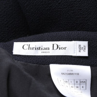 Christian Dior Rock aus Wolle in Blau