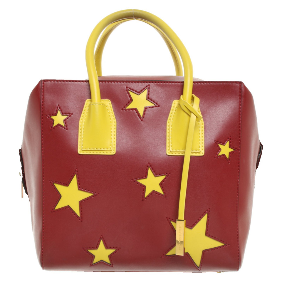 Stella McCartney Handtasche aus Leder in Rot