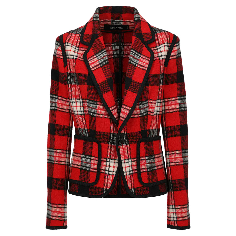 Dsquared2 Giacca/Cappotto in Lana in Rosso