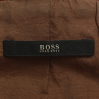 Hugo Boss Leren jas Brown