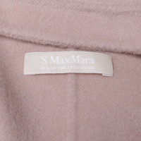 Max Mara Kort jasje in stoffige roze