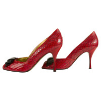 Dolce & Gabbana Peeptoes in red