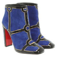 Christian Louboutin Ankle boots Suede in Blue