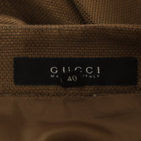 Gucci Ocher blazer with skirt