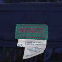 Kenzo rok in blauw / zwart