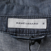 René Lezard Jacke/Mantel aus Baumwolle in Blau
