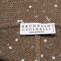 Brunello Cucinelli Cardigan en marron