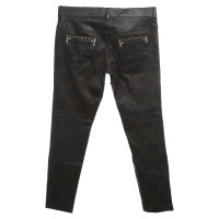 Isabel Marant Leather pants with rivets