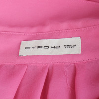 Etro Top en Soie en Rose/pink