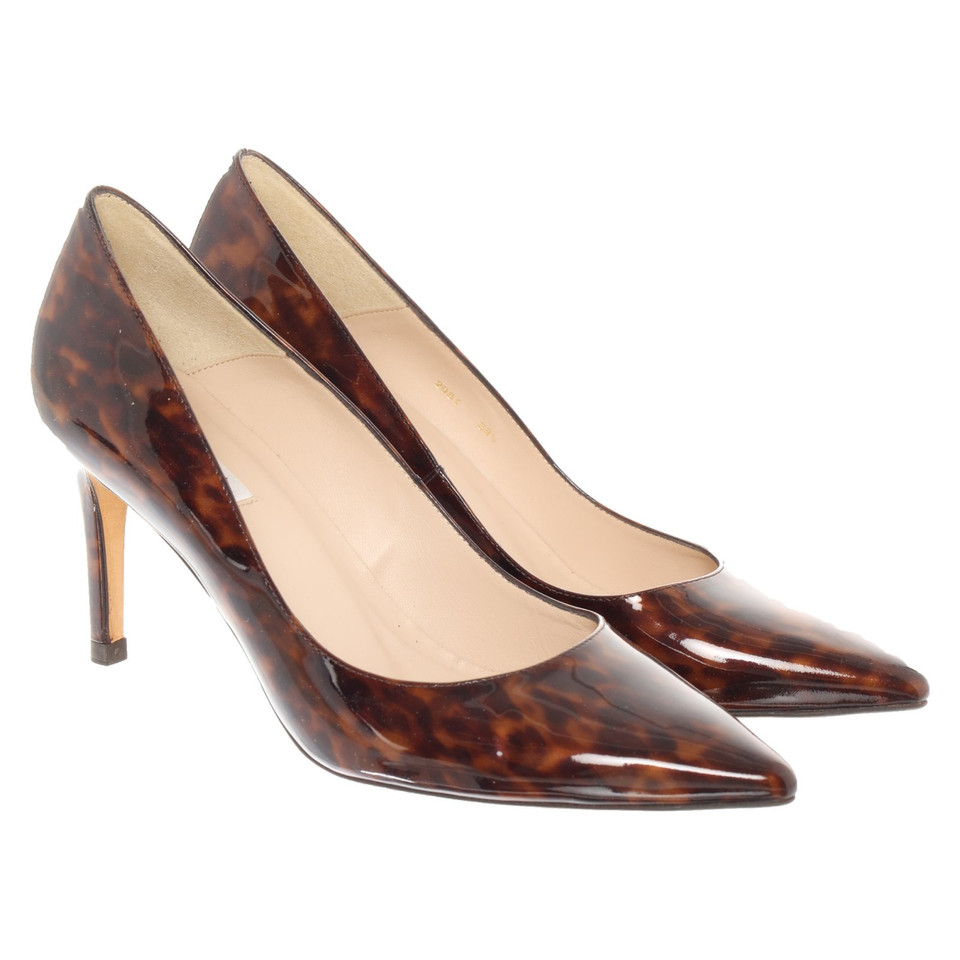 L.K. Bennett Pumps/Peeptoes Patent leather in Brown