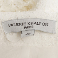 Valerie Khalfon  Marlene trousers made of white lace