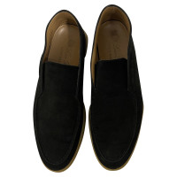 Loro Piana Trainers Suede in Black