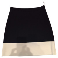Moschino Cheap And Chic white and black knit skirt
