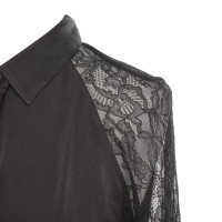 Equipment Black blouse with lace