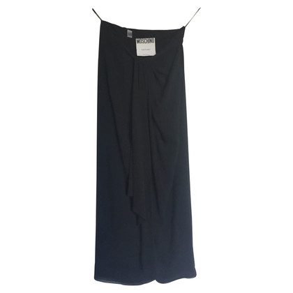 Moschino Silk draped skirt