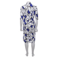 Gucci Wrap dress in blue / white