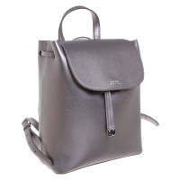 Polo Ralph Lauren Backpack Leather in Silvery