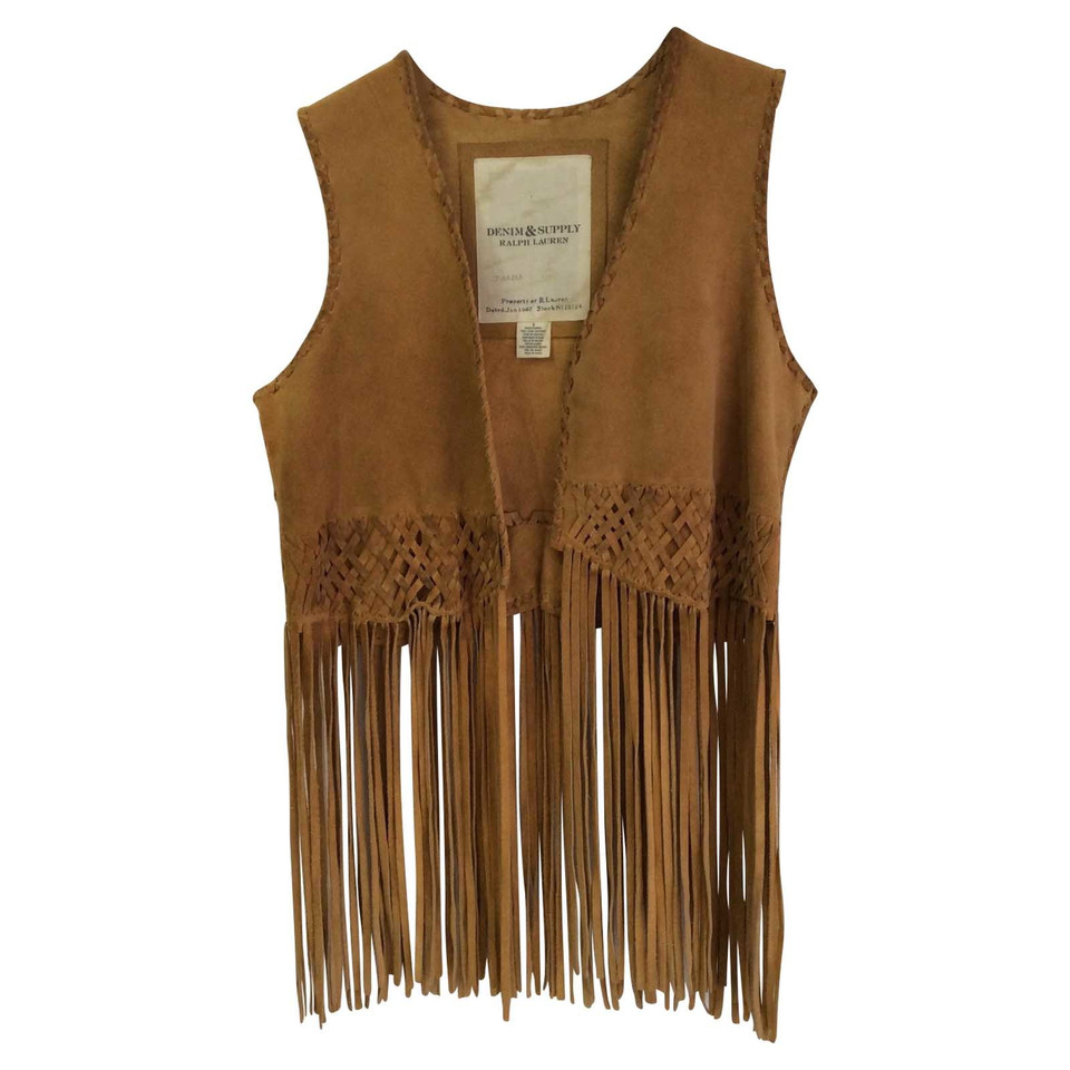 Ralph Lauren Leather vest with fringes