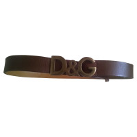 D&G Leather Belt in Brown