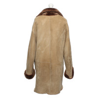 Sylvie Schimmel Veste/Manteau en Daim en Beige