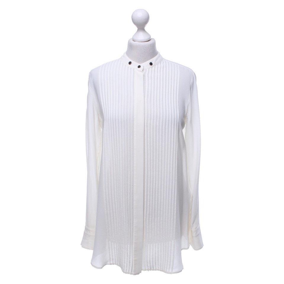 Belstaff Zijden blouse in crème wit