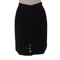 Chanel Chanel Boutique black wool skirt