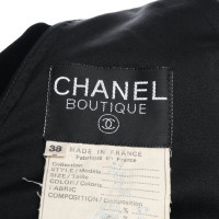 Chanel Fluwelen jurk in zwart