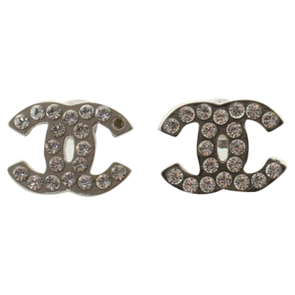 Chanel Oorbellen met sieraden stenen