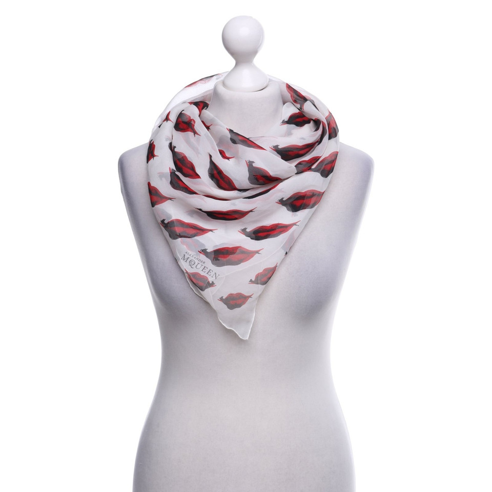 Alexander McQueen Foulard en soie