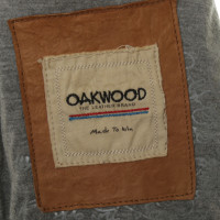 Oakwood Veste en cuir brun