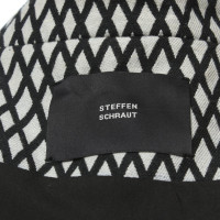 Steffen Schraut Short coat with pattern