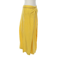 Diane Von Furstenberg Skirt Silk in Yellow