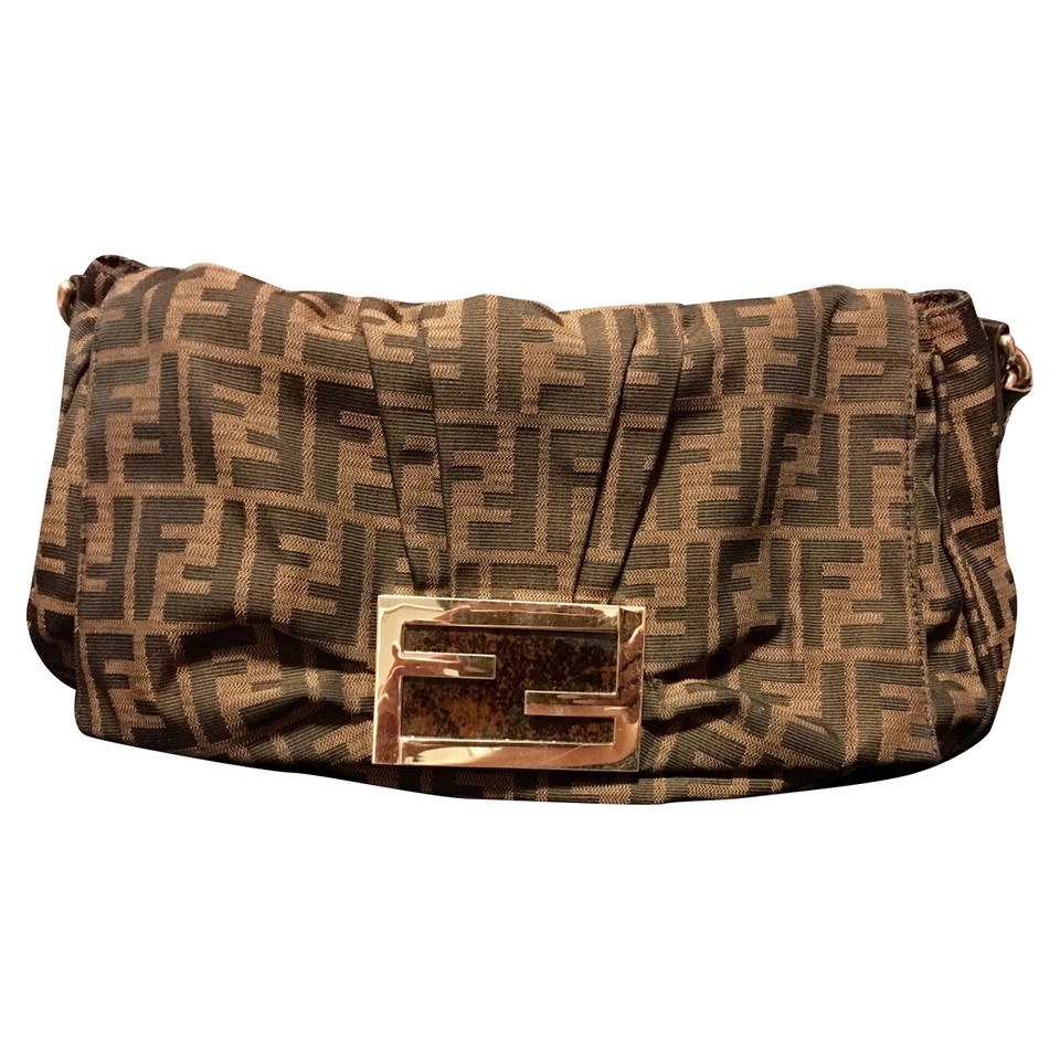 Fendi Sac fourre-tout en Toile en Marron