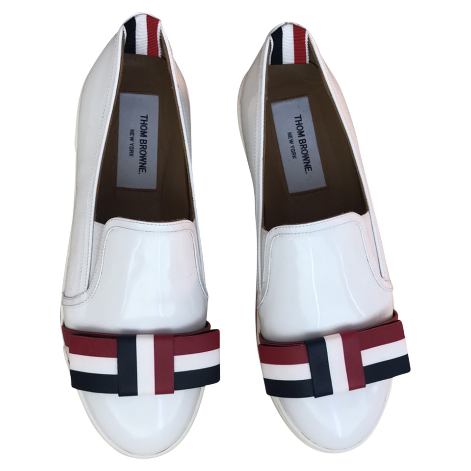 Thom Browne Chaussures de sport en Cuir en Blanc