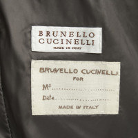 Brunello Cucinelli Veste en bleu vers le bas