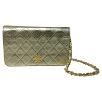 Chanel Goldfarbene Flap Bag