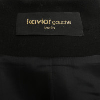 Kaviar Gauche Cape-Blazer in Schwarz